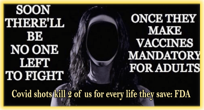 COVID-19 SCAM COLLAPSES:  Vaccines kill at least 2 people for every 1 life they save, say FDA experts! Booster shots denied by 16 – 2&nbsp;vote!